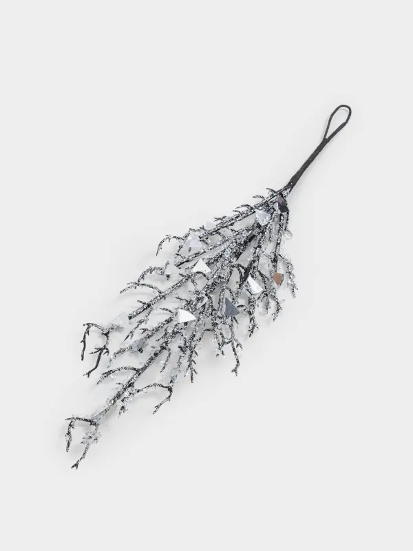 Украшение декоративное, 40 см, подвесное, пластик, Кристаллы и блестки, Crystal sparkle, image-2