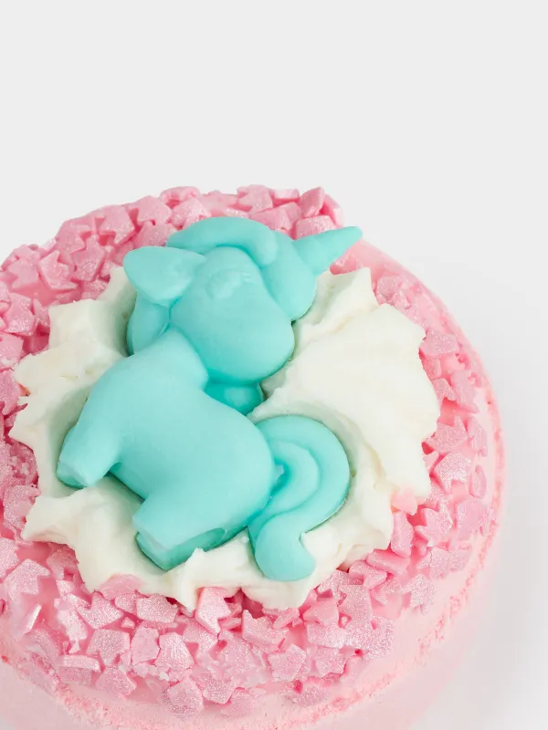 Бомбочка для ванны, с игрушкой, Клубника со сливками, Unicorn, image-4