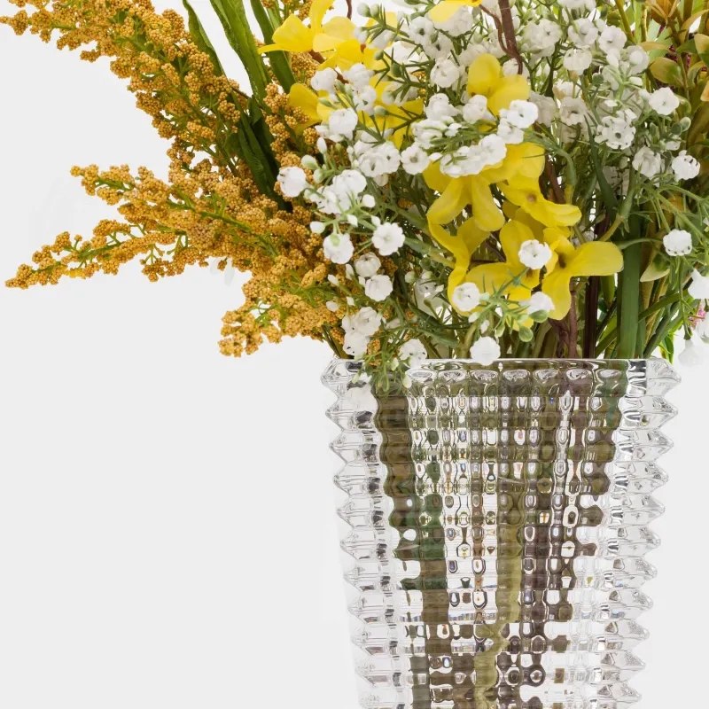 Ваза для цветов, 28 см, стекло, Mosaic, image-5