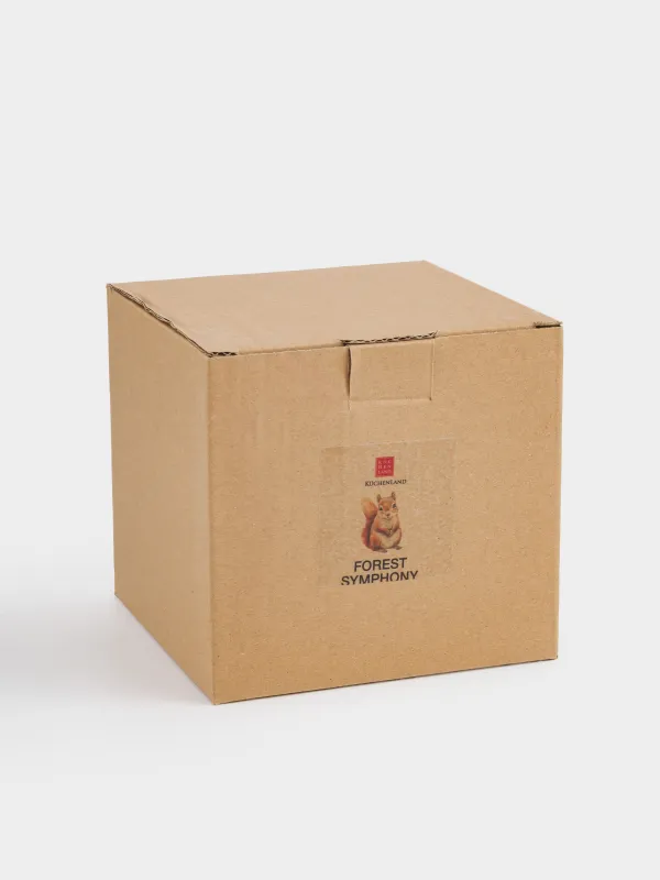 Кружка, 470 мл, керамика, коричневая, Белка, Forest symphony, image-5