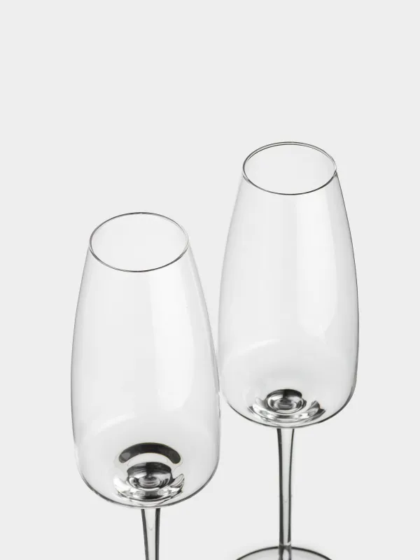 Бокал для шампанского, 290 мл, 2 шт, кристальное стекло, Avellino, image-1