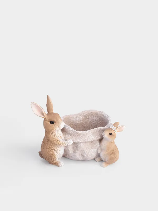 Конфетница, 24х19 см, Кролики, Natural Easter, image-1