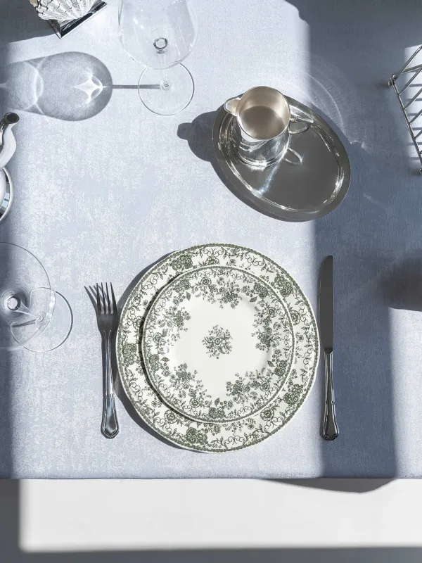 Скатерть, 170х250 см, полиэстер, белая, Jacquard, image-4