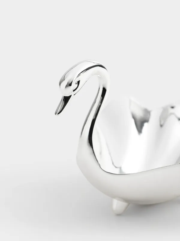 Блюдо декоративное, 15x12х9 см, Лебедь, Swan, image-1