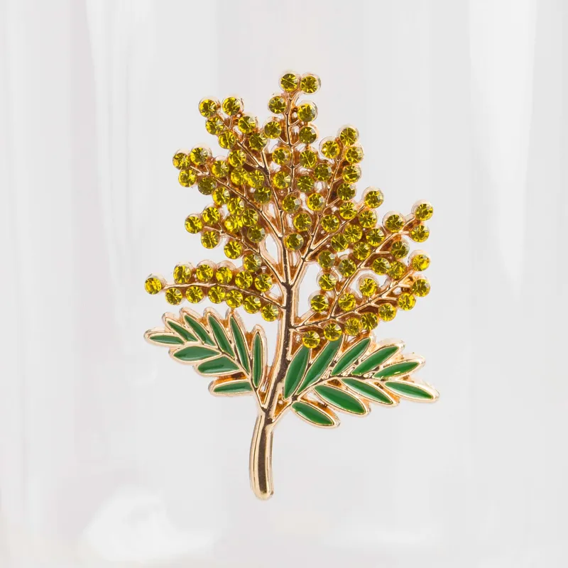 Кружка, 450 мл, стекло Б/металл, Мимоза, Lux elements, image-4