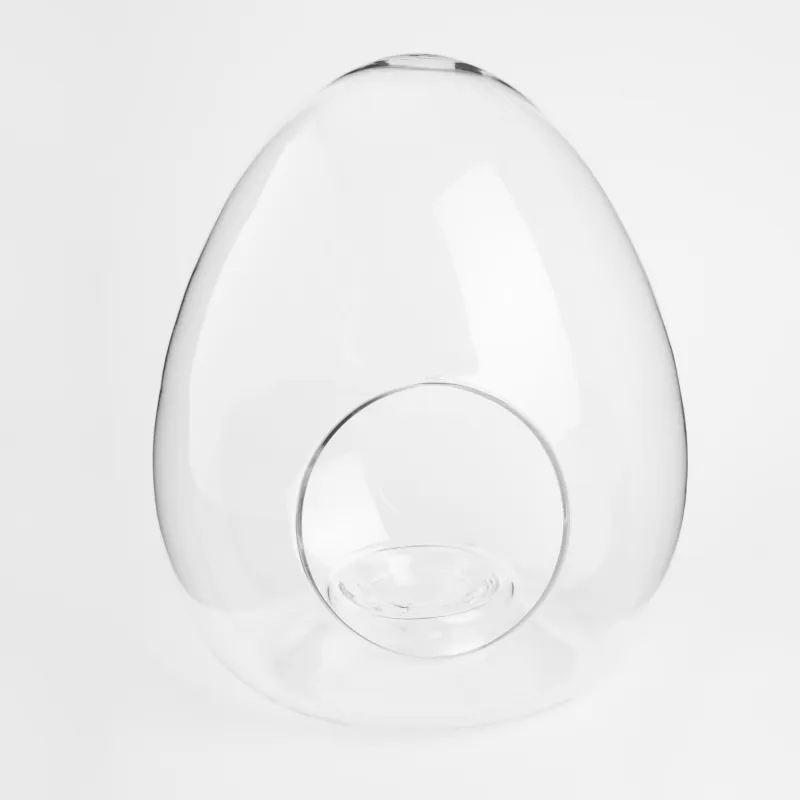 Конфетница, 19х23 см, стекло, Яйцо, Clear, image-0