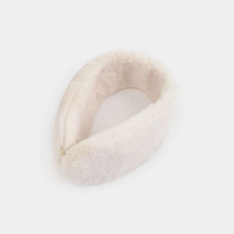 Ободок карнавальный, 14х19 см, детский, искусственный мех/пластик, белый, Cat, image-2