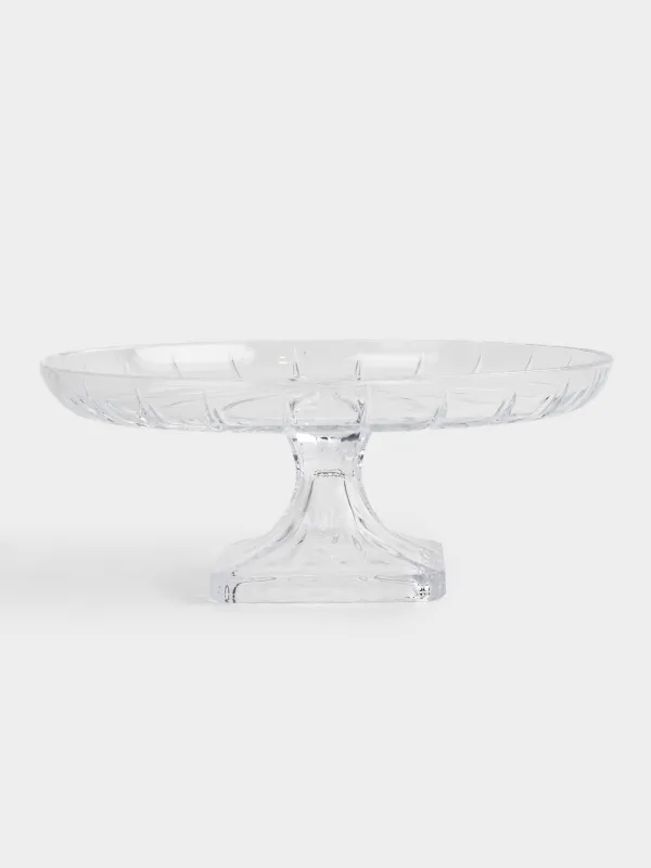 Блюдо на ножке, 31х12 см, стекло Р, Glare, image-0