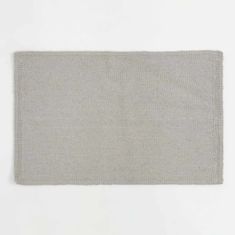Коврик 50х80 см, хлопок, серый, Cottony, image-1