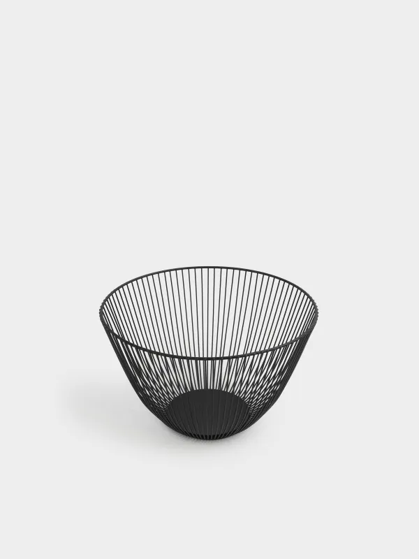 Корзина для фруктов, 25 см, Twist black, image-1