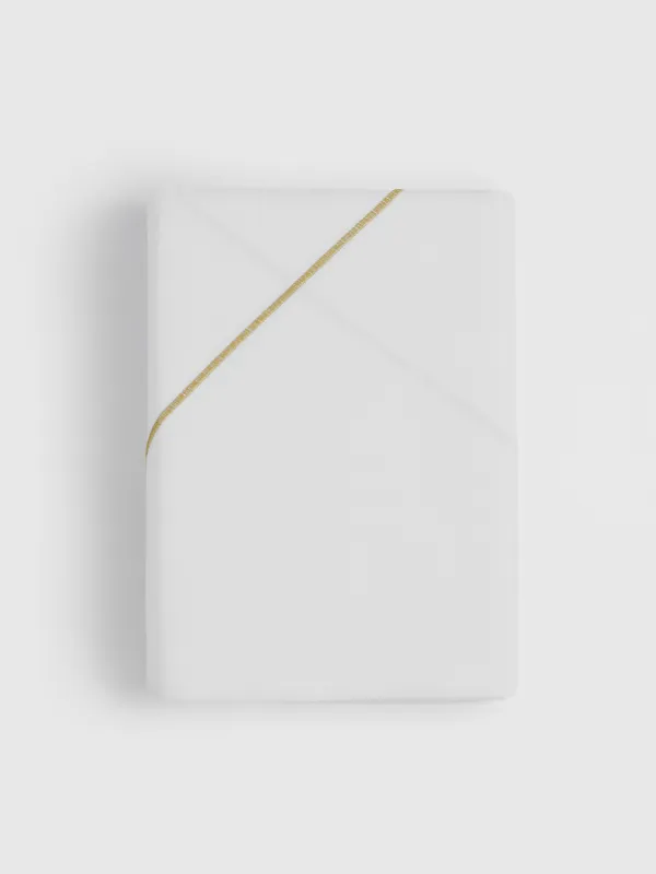 Скатерть, 170х250 см, полиэстер, белая, Золотистые линии, Revival gold, image-8