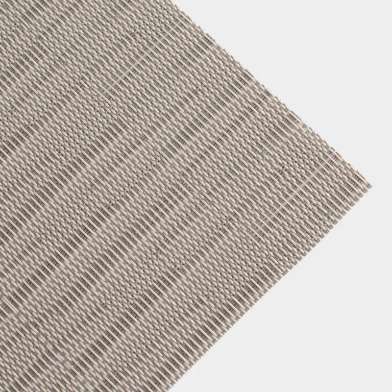 Салфетка под приборы, 30х45 см, ПВХ/полиэстер, прямоугольная, коричневая, Штрихи, Solid, image-2