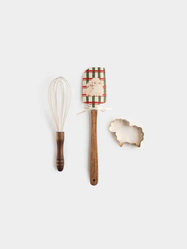 Набор для выпечки, 3 предмета, Овечка, Bakery sheep, image-0
