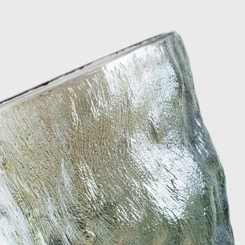 Стакан, 9 см, 300 мл, 6 шт, стекло Р, цветной микс, Мятый эффект, Crumple color, image-5