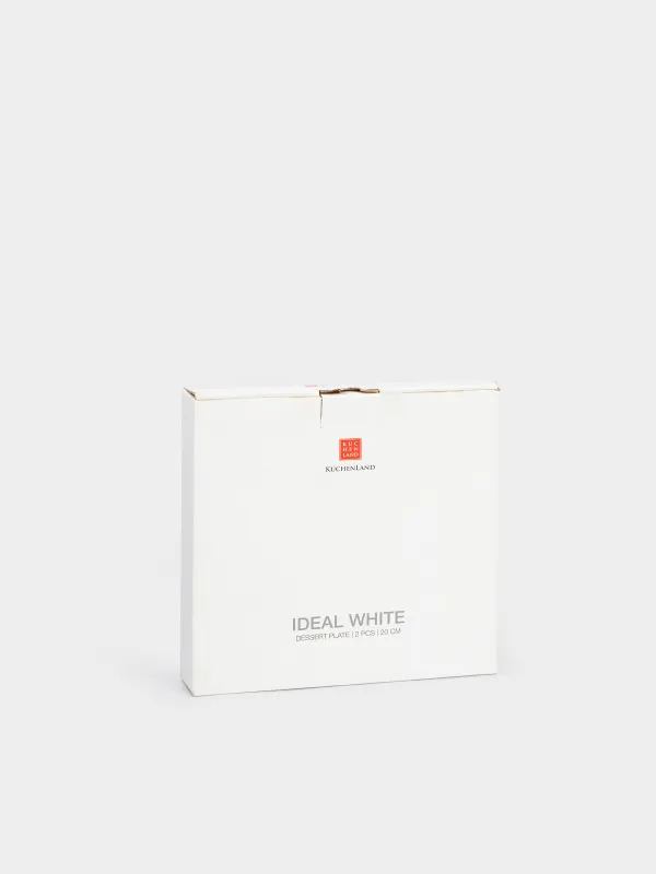 Тарелка десертная, 20 см, 2 шт, Ideal white, image-8