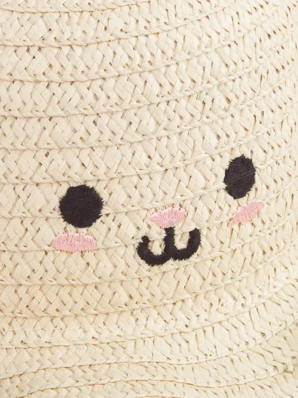 Шляпа детская, 57 см, единый размер, целлюлоза/полиэстер, бежевая, Зайка, Banjo, image-3