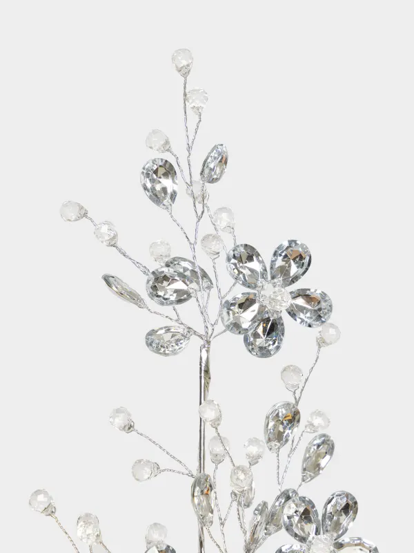 Ветка декоративная, 60 см, Кристаллы, Crystal decor, image-1