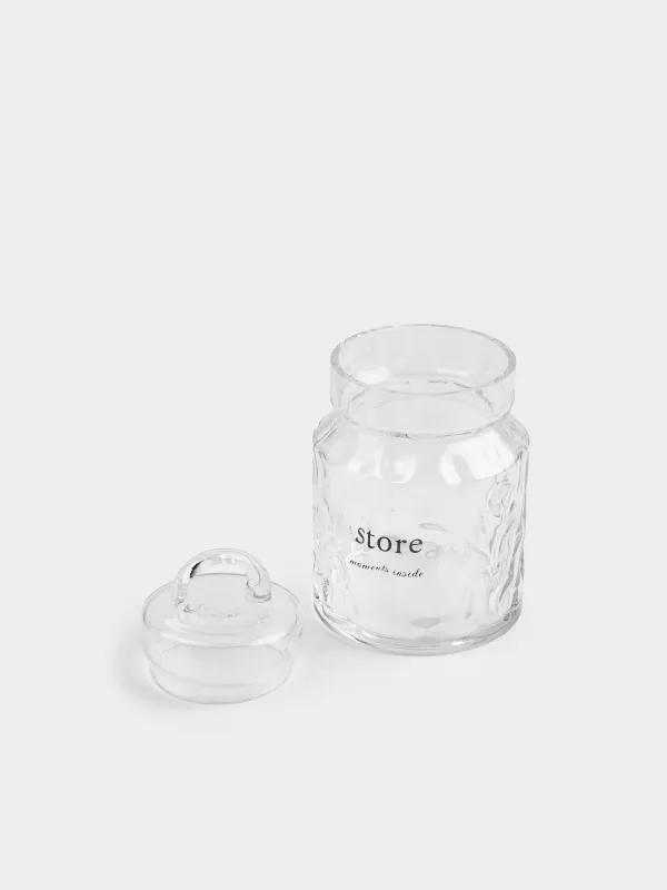 Банка для сыпучих продуктов, Clear font, image-2