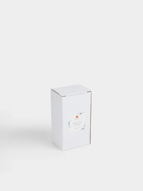 Статуэтка, 14 см, фарфор P, бело-золотистая, Кролик с цветком, Tradition Easter, image-4