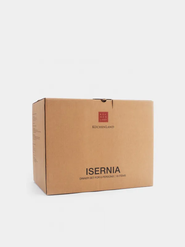Сервиз обеденный, на 6 персон, 18 предметов, в крапинку, Isernia, image-6