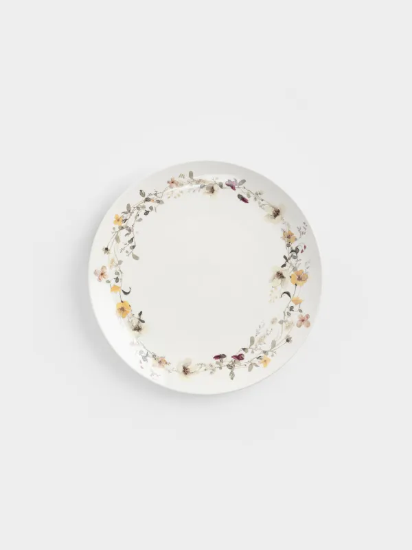 Сервиз обеденный, 6 перс, 19 пр, фарфор N, белый, Желтые цветы, Floweri, image-2