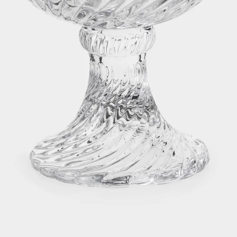 Конфетница, 15х11 см, на ножке, стекло Р, Lombardy R, image-2