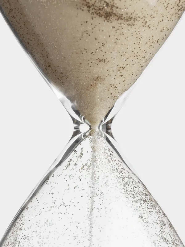 Часы песочные, 16 см, 6 минут, с блестками внутри, стекло/песок, Черепаха, Sand time, image-1