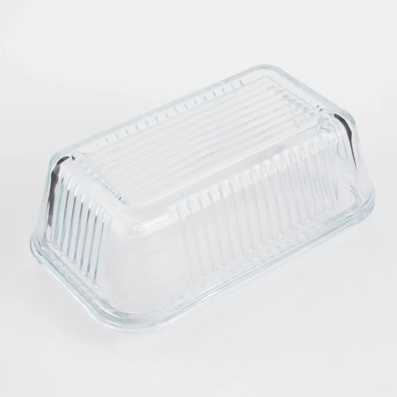 Масленка, 17 см, стекло Р, прямоугольная, Ribby, image-2