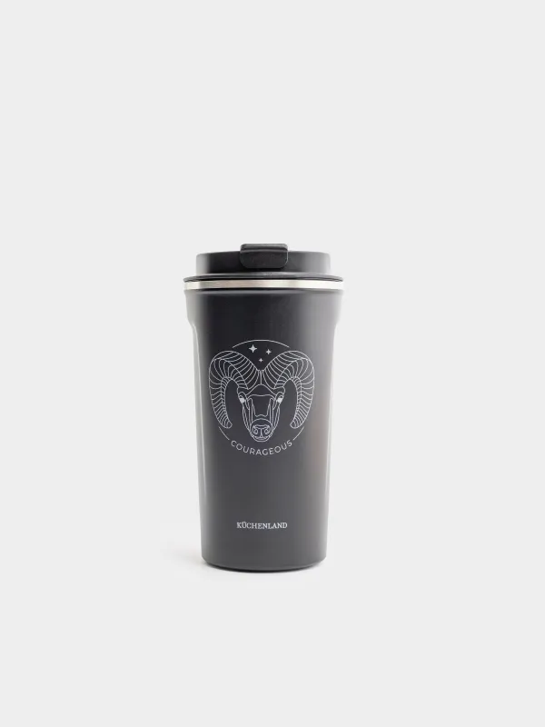 Термокружка, 500 мл, Козел, Coffee time, image-1