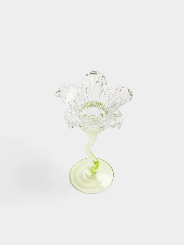 Подсвечник, 21 см, для чайной/тонкой свечи, Цветок, Fleur color, image-2