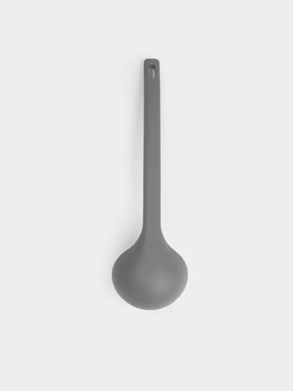 Половник, 30 см, силикон, серый, Grey steel, image-3