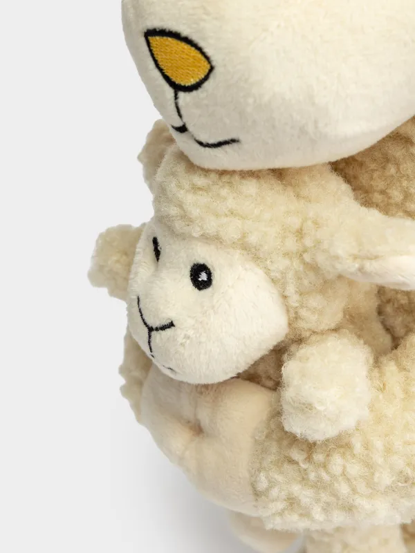 Игрушка, 35 см, мягкая, Овечка с ягненком, Lamb toy, image-2