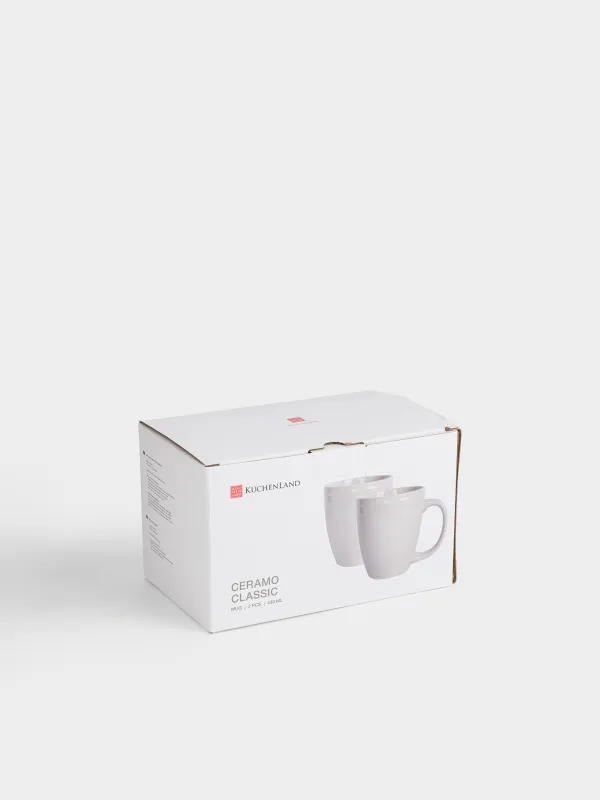 Кружка, 460 мл, 2 шт, Классика, Ceramo classic, image-4