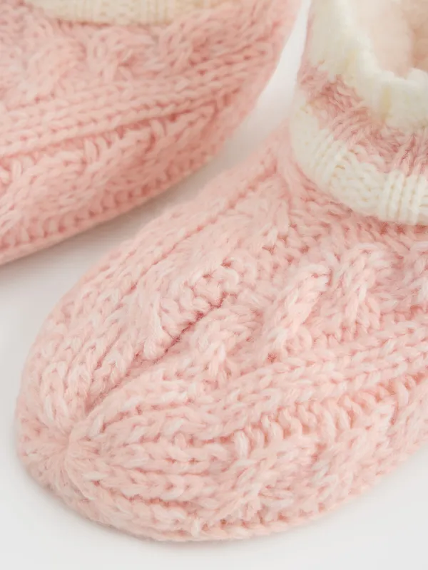 Носки детские, акрил/шерпа, Knitted soft, image-2