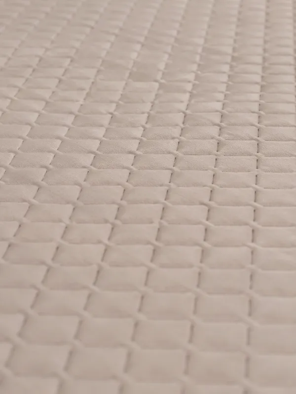 Покрывало, 240х260 см, стеганое, вельвет/микрофибра, коричневое, Lavender, Stitch velvet, image-3