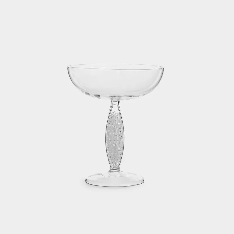 Бокал-креманка для шампанского, с кристаллами внутри, Favor crystal