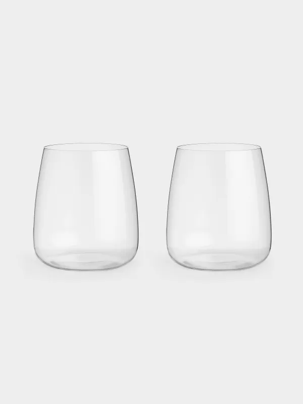 Стакан, 10 см, 480 мл, 2 шт, кристальное стекло, Sondrio, image-0