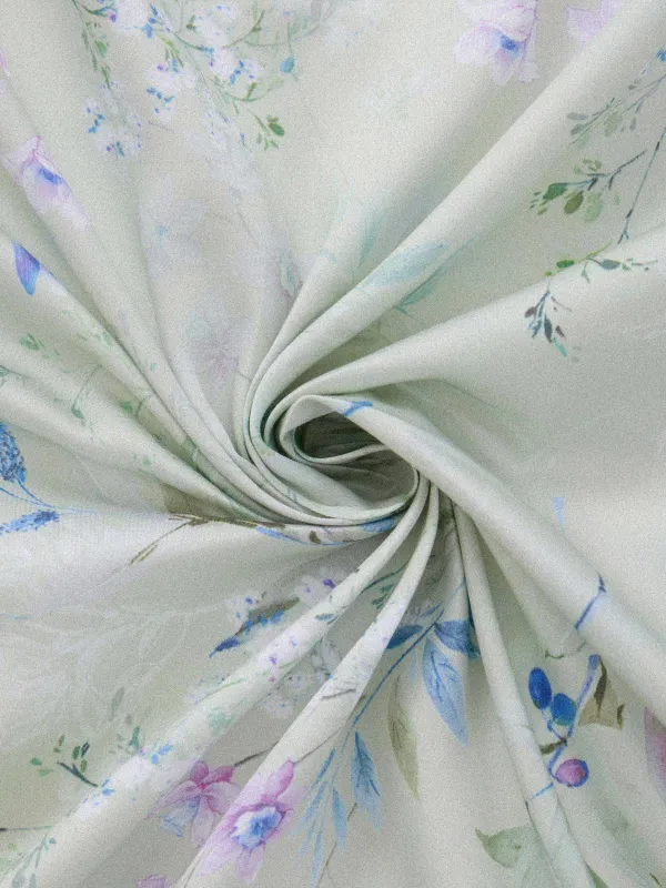 Постельное белье, евро, тенсель, Цветы и ветви, Tencel, image-2