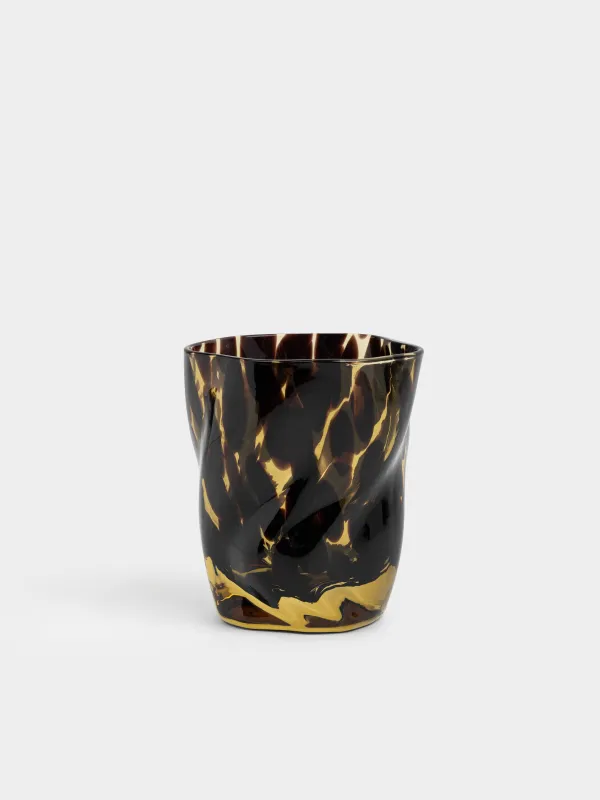 Стакан, 10 см, 250 мл, стекло Р, коричневый, Анималистичный узор, Nors color, image-0