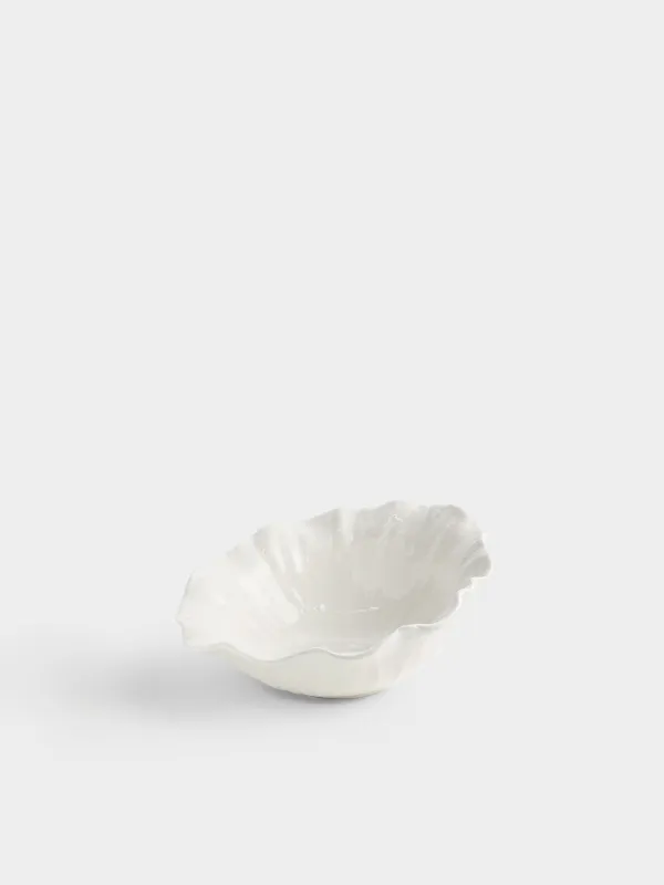 Блюдо глубокое, молочное, Crumple, image-0