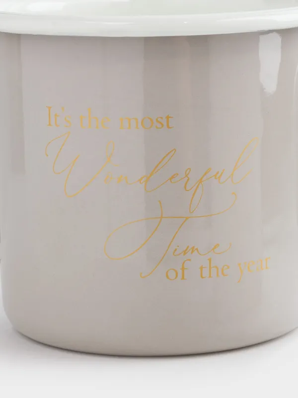 Кружка, 360 мл, Wonderful Time, Autumn enamel, image-1