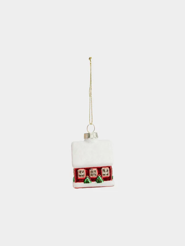 Игрушка елочная, 6 см, Домик, Figure christmas, image-0