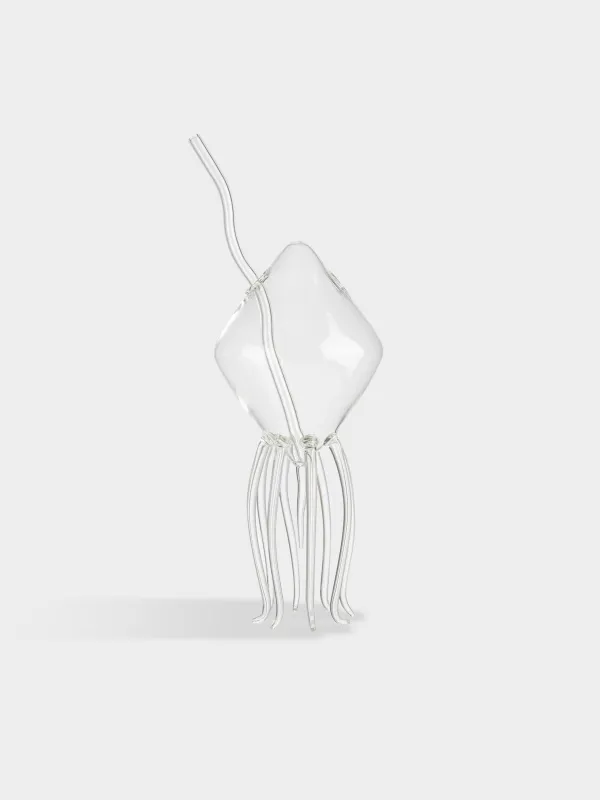 Бокал, с трубочкой, Кальмар, Deep sea decor, image-0