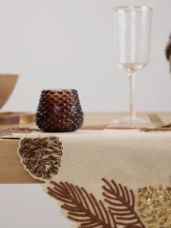 Салфетка под приборы, 30x45 см, Шишки на ветках, Conifers, image-5