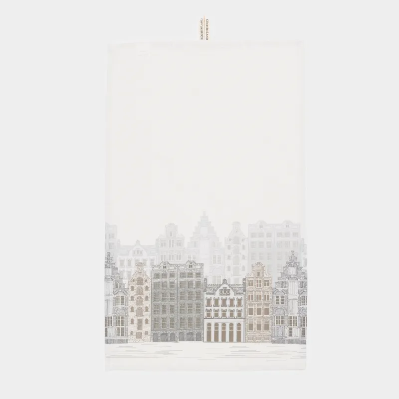 Полотенце кухонное, 40х60 см, хлопок, молочное, Дома, House built