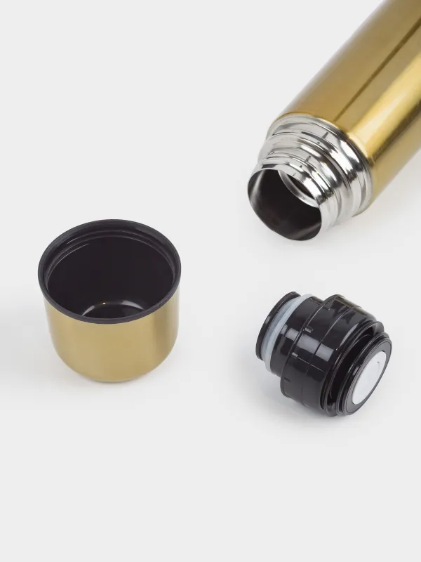 Набор для напитков, 2 перс, 3 пр, дорожный, термос 750 мл, сталь/пластик, золотистый, Classic gold, image-4