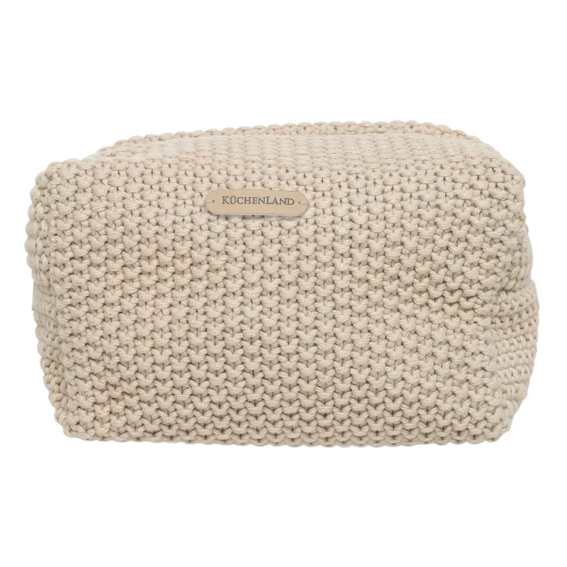 Косметичка, 20х13 см, хлопок, бежевая, Node, image-0