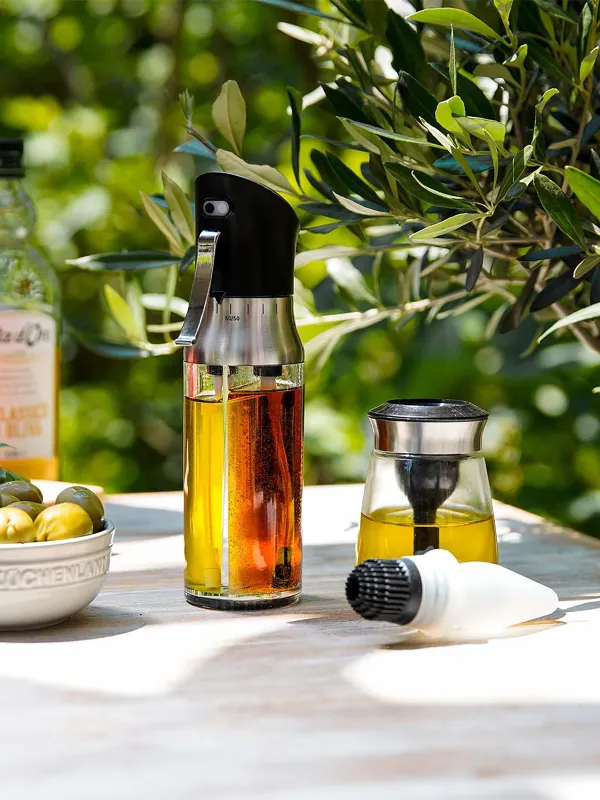 Диспенсер-спрей для масла и уксуса, 200 мл, 2 в 1, акрил/сталь, черный, Comfort, image-2