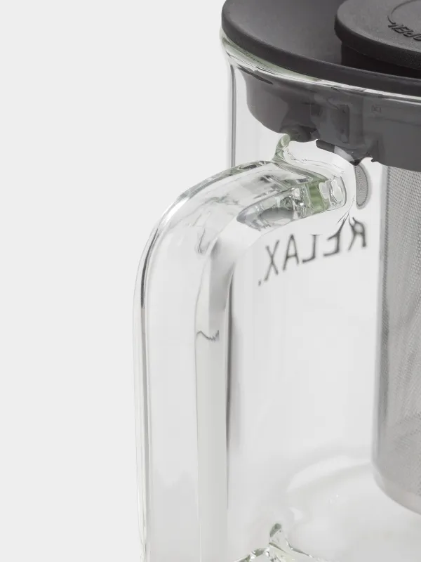 Набор чайный, 1 перс, 2 пр, стекло Б/сталь/пластик, Air, image-7