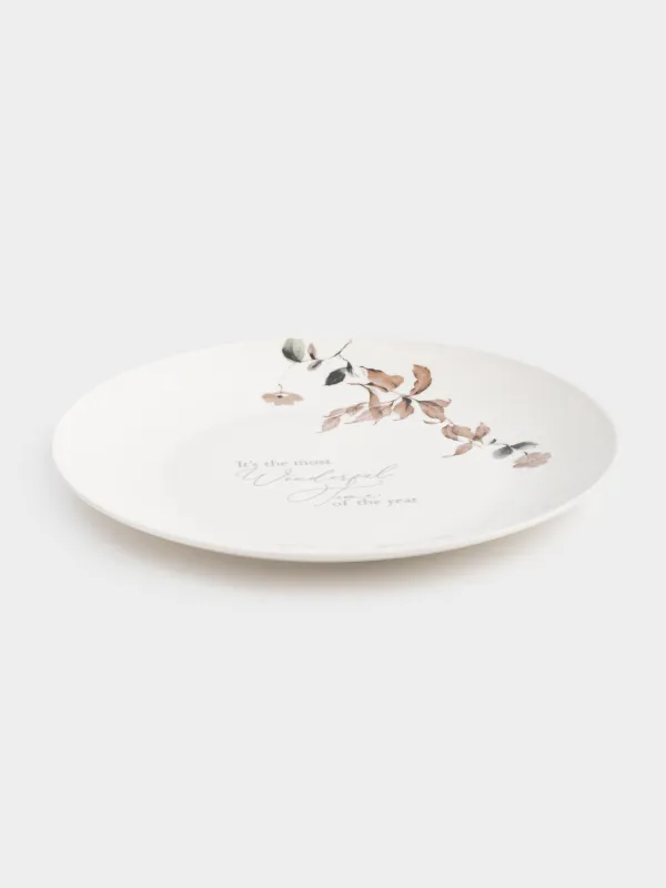 Тарелка закусочная, 20 см, 2 шт, фарфор N, Осенние цветы, Refined floral, image-3